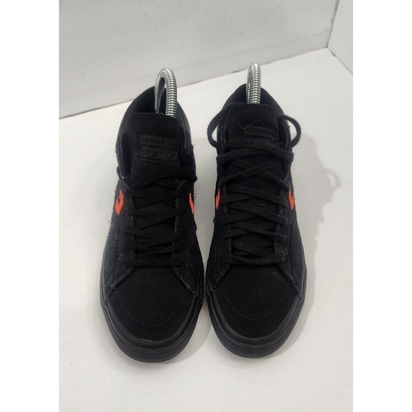 Converse Louie Lopez Pro Mid Shoes Suede Leather Black Men Sz 5 Skate Sneakers - Picture 1 of 13